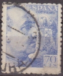Stamps Spain -  ESPAÑA 1940 929 Sello º General Franco 70c