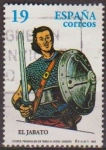 Stamps Spain -  ESPAÑA 1996 3435 Sello Comics Personajes de Tebeo El Jabato de Victor Mora y Franc Darnis usado Espa