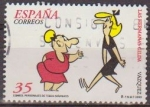 Stamps Spain -  ESPAÑA 2000 3712 Sello Comics Personajes de Tebeo Las Hermanas Gilda usado Espana Spain Espagne Spag