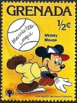 Stamps America - Grenada -  Grenada 1979 Scott 950 Sello ** Walt Disney Deportes Mickey Mouse Beisbol 1/2c 