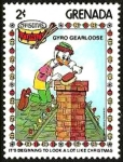 Stamps Grenada -  Grenada 1983 Scott 1177 Sello ** Walt Disney Navidad Ungenio Gyro Geraloose 2c 