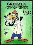 Stamps America - Grenada -  Grenada Grenadines 1979 Scott 350 Sello ** Disney Año del Niño Mickey Goofy Medico 1/2c