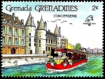 Stamps Grenada -  Grenada Grenadines 1989 Scott 1058 Sello ** Walt Disney Conciergerie Paris Mickey y Donald 2c 