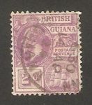 Sellos de America - Guyana -  Guyana británica - george V
