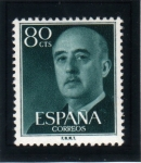 Stamps Spain -  1955-56 General Franco Edifil 1152