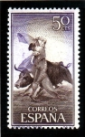 Stamps : Europe : Spain :  1960 Tauromaquia: Farol Edifil 1258