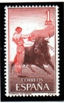 Stamps : Europe : Spain :  1960 Tauromaquia: Pase por alto Edifil 1261