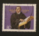 Stamps Germany -  martin luther