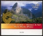 Stamps ONU -  PERÚ -Santuario histórico de Machu Picchu