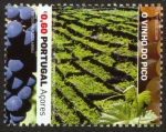 Stamps : Europe : Portugal :  PORTUGAL - Paisaje vitícola de la isla del Pico, en las Azores