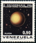 Stamps : America : Venezuela :  1973  X Aniv. Planetario Humboldt: Pluton