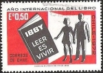 Stamps Chile -  AÑO INTERNACIONAL DEL LIBRO - LEER ES VIVIR