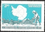 Stamps Chile -  X° ANIVERSARIO DEL TRATADO ANTARTICO