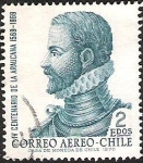 Stamps Chile -  CUARTO CENTENARIO DE LA ARAUCANIA
