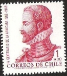 Stamps Chile -  CUARTO CENTENARIO DE LA ARAUCANIA