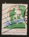 Stamps Germany -  nord-ostsee-kanal