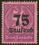 Stamps Germany -  DIENFTMARKE - TAUSEND
