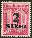 Stamps Germany -  DIENFTMARKE - SOBRECARGA
