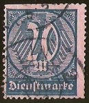 Stamps Germany -  DIENFTMARKE