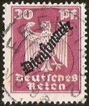 Stamps Germany -  DEUTSCHES REICH - DIENFMARKE