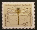 Stamps Germany -  heimische libellen