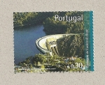 Stamps Portugal -  Embalse de Castelo de Bode
