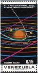 Stamps : America : Venezuela :  1973  X Aniv. Planetario Humboldt: Sistema Solar