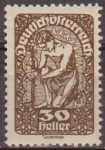 Stamps Austria -  AUSTRIA 1919 Scott 211 Sello ** Alegoría de la Nueva Republica 30h Osterreich Autriche 
