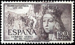 Stamps Spain -  V Centenario del nacimiento de Isabel la Católica