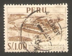 Stamps : America : Peru :  fortaleza de paramongas, ruinas incas