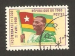 Stamps Togo -  sylvanus olympio, anivº de la independencia