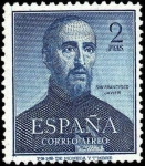 Stamps Spain -  IV Centenario de la muertede San Francisco Javier
