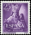 Stamps Spain -  Año Mariano