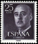 Stamps Spain -  General Franco