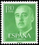 Stamps Spain -  General Franco