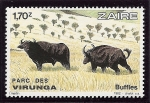 Stamps Democratic Republic of the Congo -  Parque Nacional de Virunga (fauna)