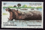Sellos de Africa - Rep�blica Democr�tica del Congo -  Parque Nacional de Virunga (fauna)