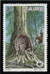Sellos del Mundo : Africa : Democratic_Republic_of_the_Congo : Reserva de la fauna de los okapis