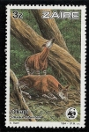 Sellos del Mundo : Africa : Democratic_Republic_of_the_Congo : Reserva de la fauna de los okapis