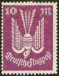 Stamps Germany -  DEUTSCHES FLUGPOST MIT FAR BIGEM