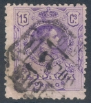 Stamps Spain -  ESPAÑA 1909_270.01 Alfonso XIII.  Tipo medallón