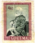 Stamps : America : Guatemala :  Antonio Jose Irisarri