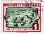 Stamps : America : Guatemala :  Escuela Tipo Federacion