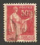 Stamps : Europe : France :  283 - Paz