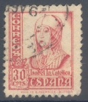 Stamps Spain -  ESPAÑA 1937_823.01 Cifras, Cid e Isabel la Católica