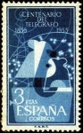 Stamps Spain -  I Centenario del Telégrafo