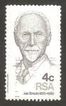 Stamps South Africa -  mariscal j. smuts