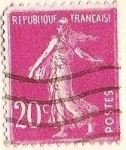 Sellos de Europa - Francia -  SEMBRADORA - POSTES