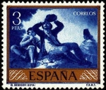 Stamps Spain -  Goya