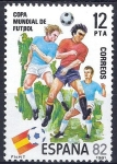 Stamps Spain -  2613 Copa Mundial de Futbol, ESPAÑA-82
